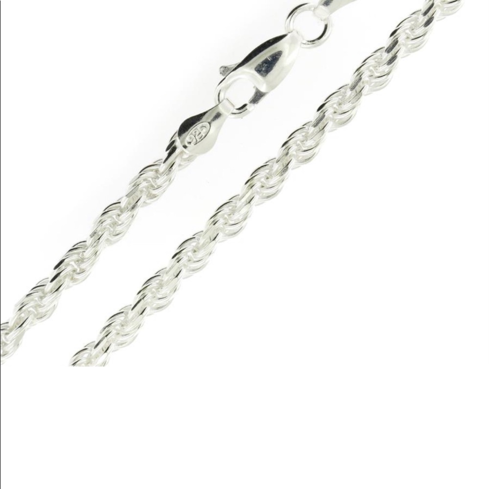 Sterling Silver Rope Chain